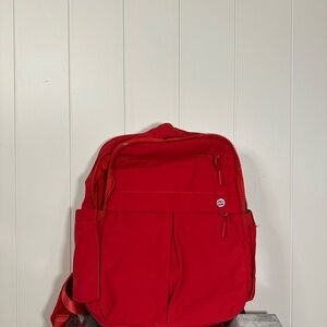 Classic Red Backpack for Men